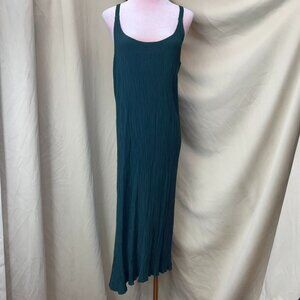 Joshua Dark Green/Blue Ribbed Maxi Dress Size 2/ Medium